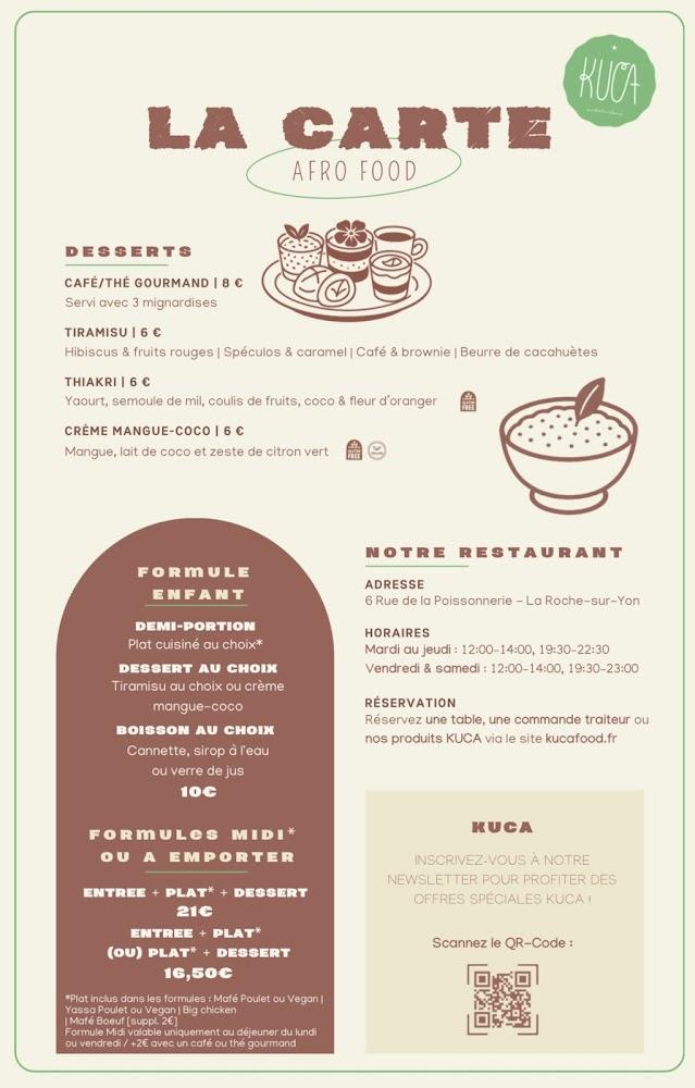 Restaurant K U C A - Sun Food & Break - Menu Image 2